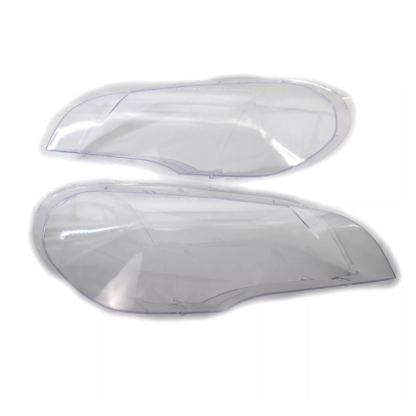 2007-2013 BMW X5 E70 2PCS Clear Headlight Lens Cover Headlamp Left + Right 63117288996 63117288998