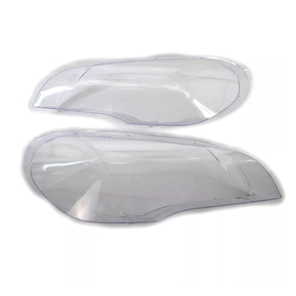 2007-2013 BMW X5 E70 2PCS Clear Headlight Lens Cover Headlamp Left + Right 63117288996 63117288998