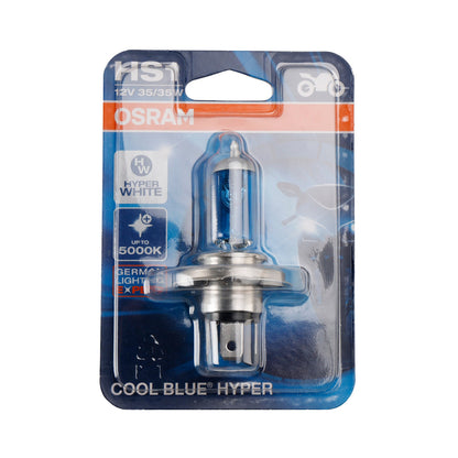 OSRAM Motorcycle Lamp Cool Blue Hyper HS1 PX43T 12V 45/40W 62185CBH-01B
