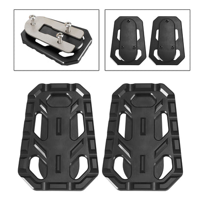 Cnc Foot Pegs Footrests Covers Driver Pedal Fit For TR Scrambler 1200 Tiger Silver