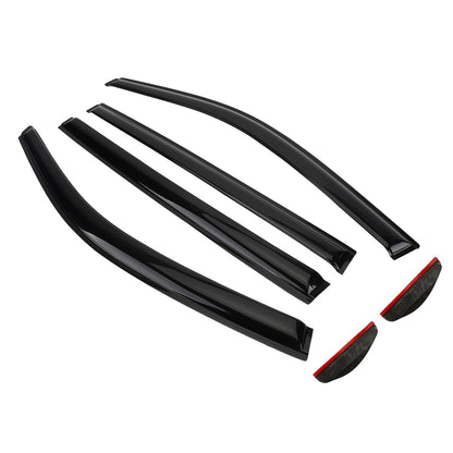 Car Window Sun Rain Guard Visors Kit 6PCS Toyota Highlander 2014-2019