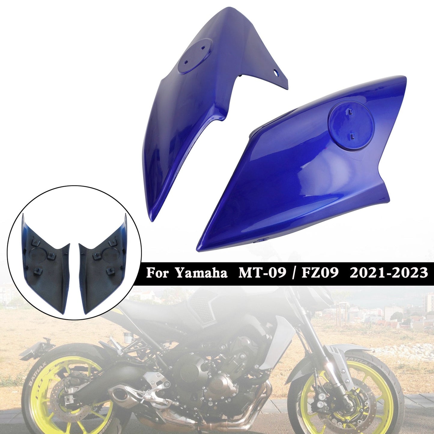 21-23 Yamaha MT-09 / FZ09 Air Intake Covers Tank Side Panel Fairing