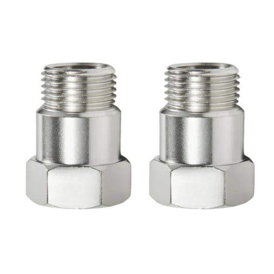 2PCS O2 Sensor Bung 32mm M18x1.5 O2 Oxygen Sensor Test Pipe Extension Extender Adapter Spacer