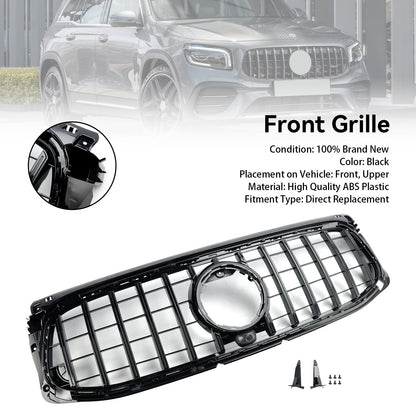 Mercedes 2020-2023 Benz GLB X247 AMG-Line Gloss Black Front Bumper Grill