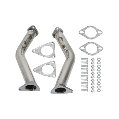 2008-2013 Infiniti G37 3.7L V6 Coupe & Sedan 2.5" Test Pipes Exhaust DownPipe
