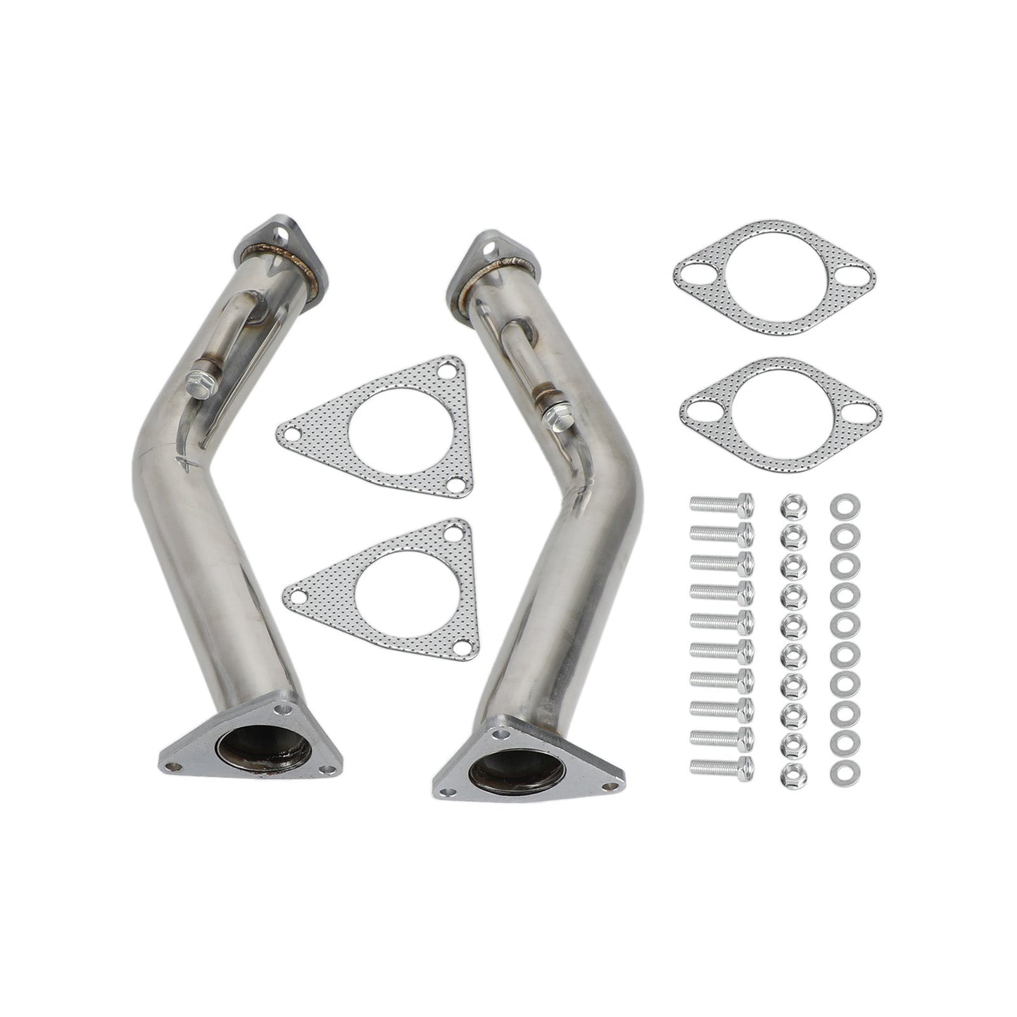 2.5" Test Pipes Exhaust DownPipe For Nissan 370Z Infiniti G37 Q50 Q60