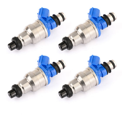 4PCS Fuel Injectors 195500-1970 fit 1990-1993 Mazda Miata 1.6L