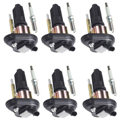 2006 Hummer H3 L5 3.5L 6X Ignition Coils Spark Plugs UF303