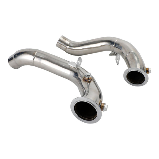 3" Exhaust Catless Downpipes for BMW S63 F10/F12 M5 & M6 2011-2018 Stainless Steel