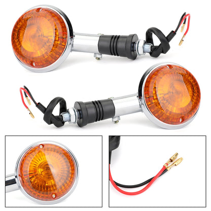 Turn Indicator Signal Fit For Yamaha XV750 VIRAGO 86-98 XV1100 89-99 XV250 94-12 Amber Champoo