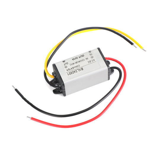 12V/24V to 5V 5A 25W Waterproof Converter Step Down Volt Module Power Supply