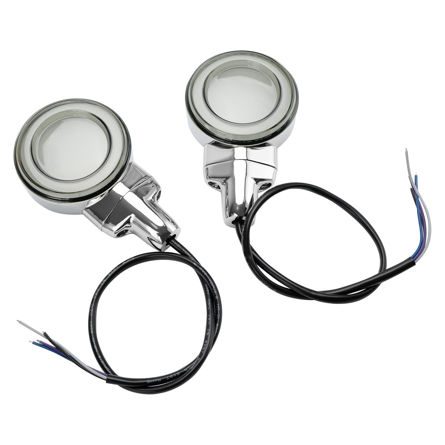 Heritage Softail Classic Touring 99-23 LED Flat Front Turn Signal Light Champoo