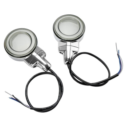 Heritage Softail Classic Touring 99-23 LED Flat Front Turn Signal Light Champoo