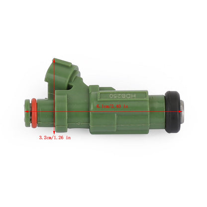 2004-2007 Mitsubishi Lancer 2.0L 4PCS Fuel Injectors HDB250 842-12357