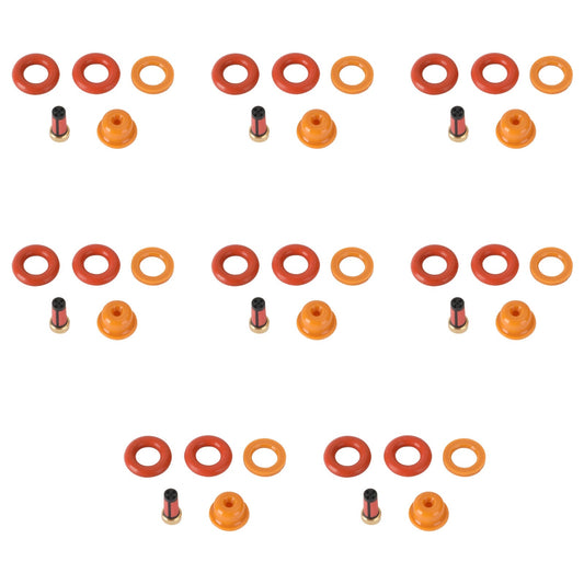 1990-1996 Ford E-250 Econoline 5.8L V8 8 set Fuel Injectors Rebuild Repair Kit 0280150943