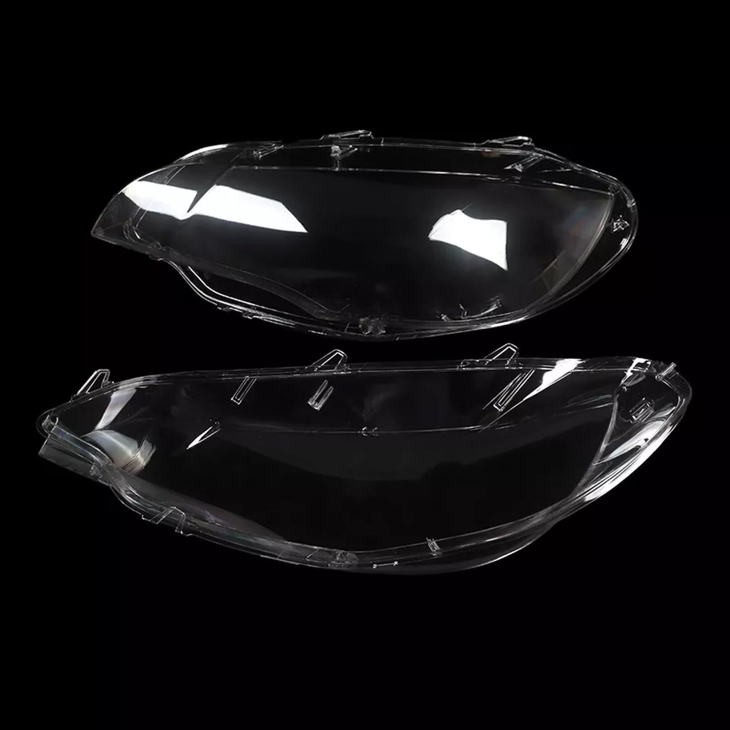 2008-2014 BMW E71 X6 2PCS Clear Headlight Lens Cover Headlamp Left + Right 63117271371 63117271372