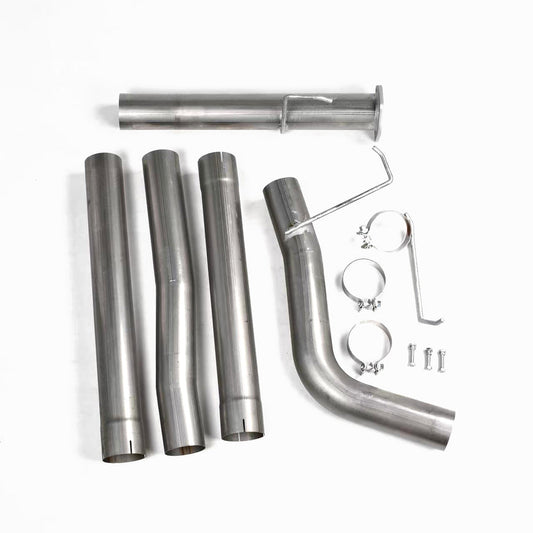 4" Cab & Chassis DPF Delete Exhaust Pipe 2013+ 6.7L Dodge Ram Cummins