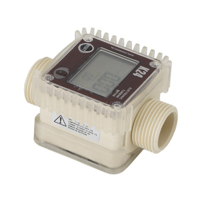 Chemicals Liquid Water K24 Turbine Digital Diesel Oil Fuel Flow Meter Tester
