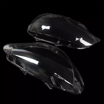 2008-2014 BMW E71 X6 2PCS Clear Headlight Lens Cover Headlamp Left + Right 63117271371 63117271372