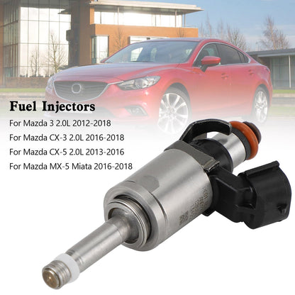 2012-2018 Mazda 3 2.0L Fuel Injector PE01-13-250C PE01-13-250B