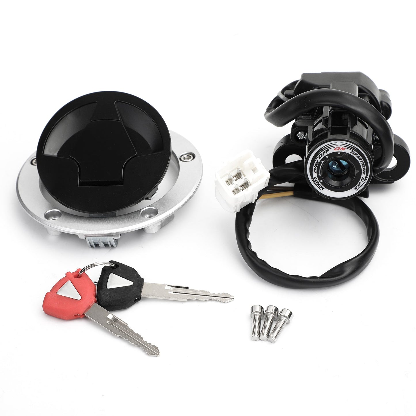 Kawasaki EX650 Ninja ER-6N 2012-2016 Ignition Switch Fuel Gas Cap Lock Set Key