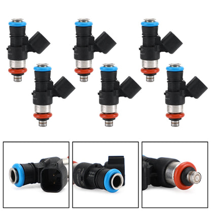 6PCS Fuel Injectors 0280158077 Fit Ford Fusion Mazda 6 CX-9 2010-2011 0280158091