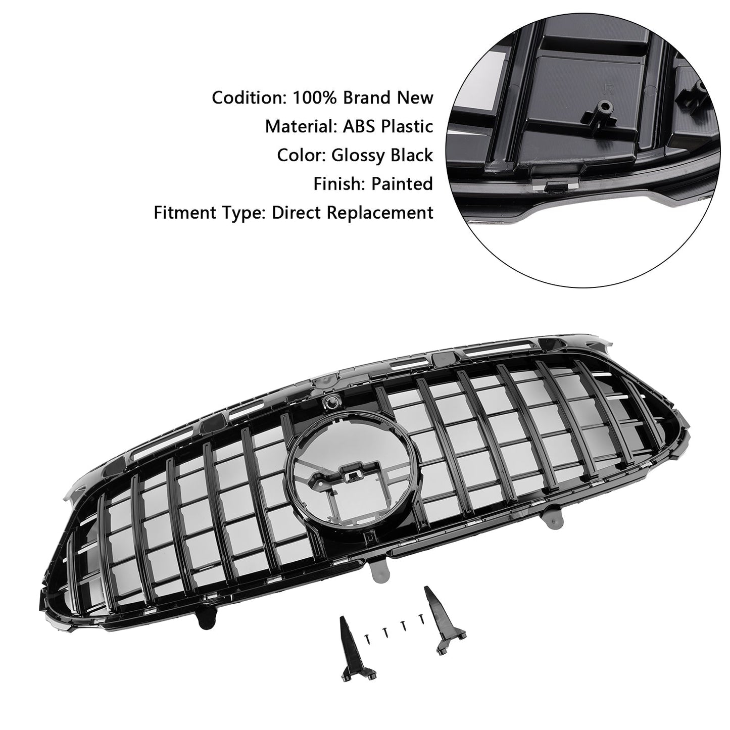 2020-2023 Mercedes Benz GLA-Class H247 Deluxe Front Bumper Grille Grill