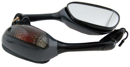 Suzuki SV 650/SV650/SV650S 2003-2008 Rearview Mirrors w/Turn Signals