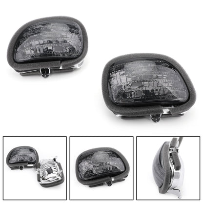 Front Turn Signals Lens For Honda GL1800 Goldwing 2001-2010 Smoke Champoo