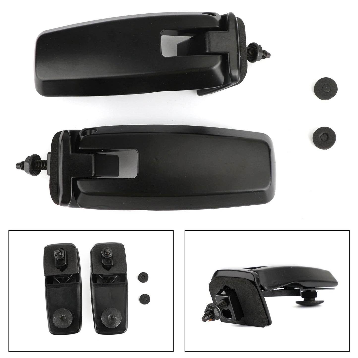 Rear Left + Right Liftgate Window Glass Hinges Fit Ford Escape 2008-2012