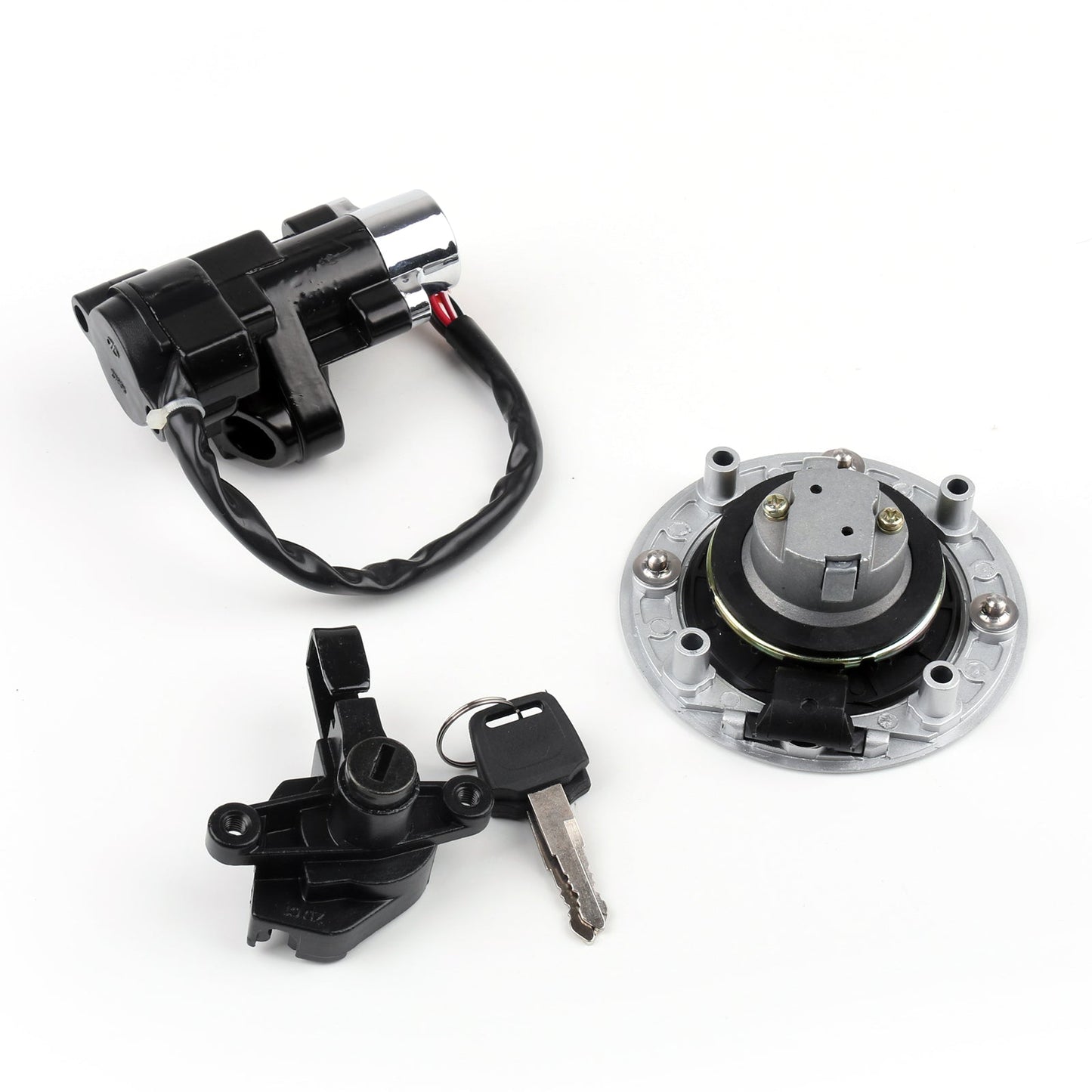 Suzuki GSF600 GSF1200 1995-2005 Ignition Switch Seat Fuel Gas Cap Lock Key Set
