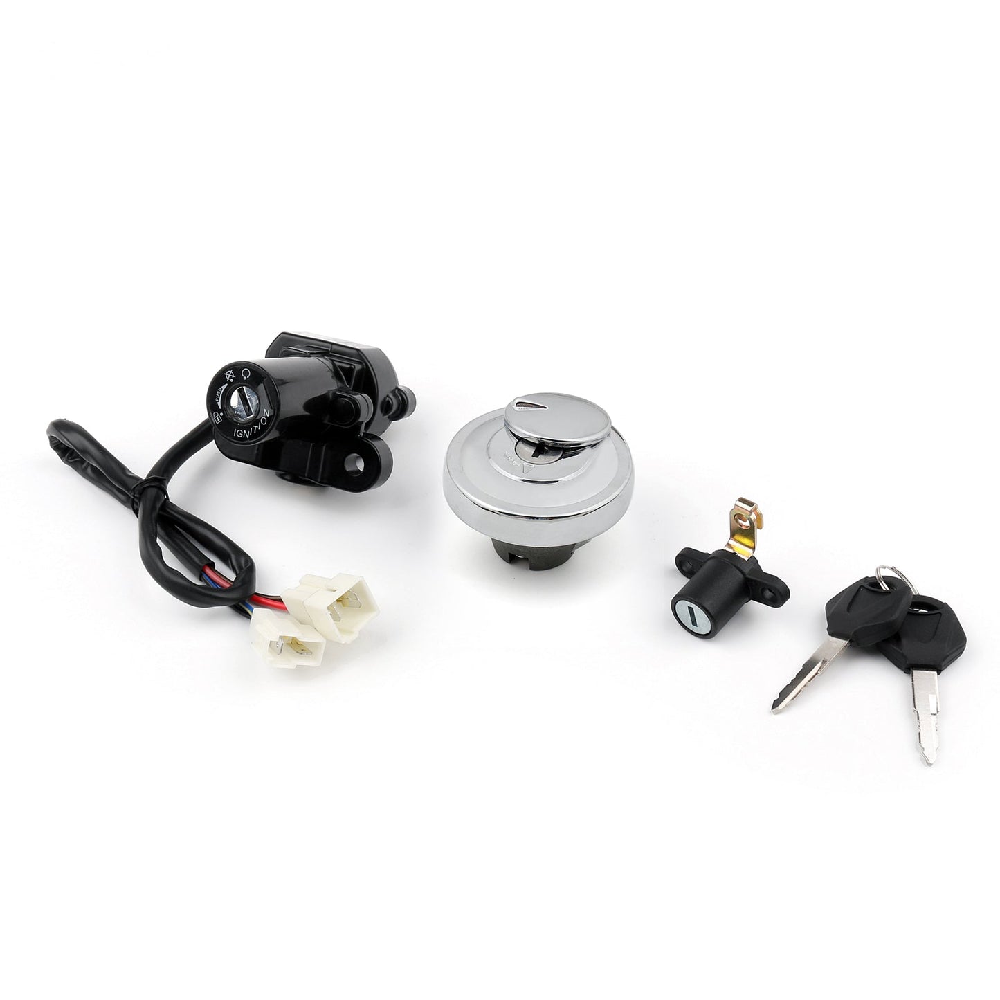 Yamaha XVS950 V-Star Ignition Switch Seat Gas Cap Cover Lock Key Set