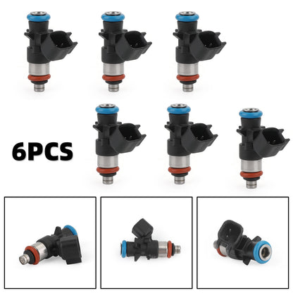 6 PCS Fuel Injectors Fit Chrysler 12-17 Wranger 14-17 Ram 3.6L 0280158233