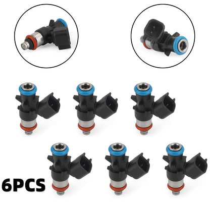 6 PCS Fuel Injectors Fit Chrysler 12-17 Wranger 14-17 Ram 3.6L 0280158233
