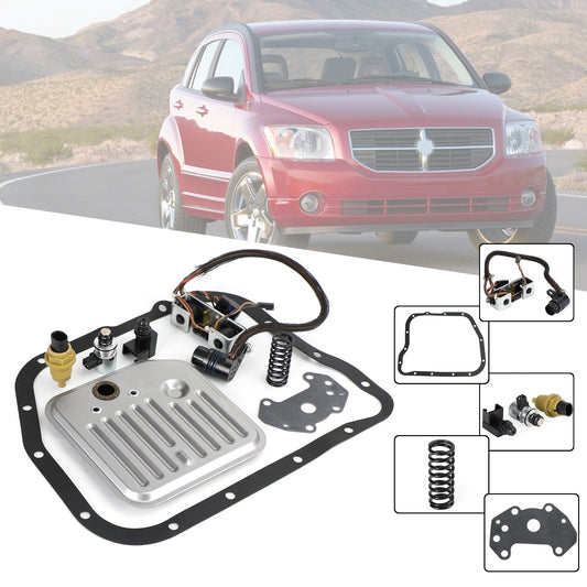 A518 46RE 48RE A518 A618 Transmission Filter Kit w/ Solenoid +Sensor Set Fit 2000-Up Chrysler Dodge Jeep