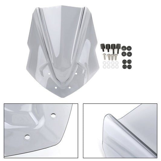 ABS Motorcycle Windshield WindScreen for Yamaha MT125 2015-2019 Gray