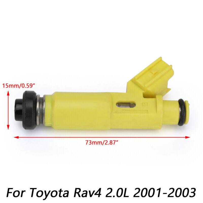 2001-2003 Toyota Rav4 2.0L 4PCS Flow Matched Fuel Injector 23250-28050