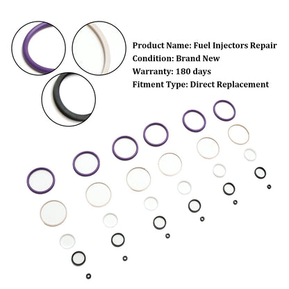 Caterpillar CAT C7 Internal 6PCS Fuel Injectors Seal O-Ring Kit