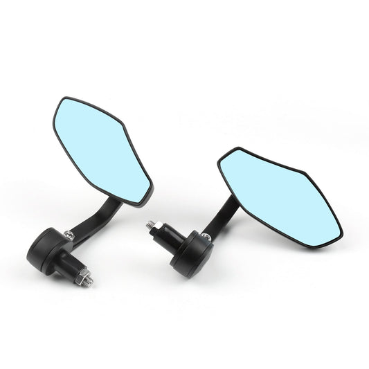 7/8" 1" Aluminum Rear View Side Mirror Handle Bar End For Motorcycle