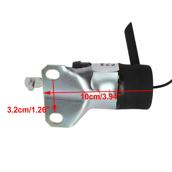 Kubota 052600-1001 052600-1000 15471-60010 Fuel Shut Off Solenoid 12V Fits