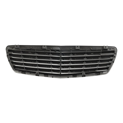 2002-2006 Mercedes-Benz W211 E-Class E320 E350 E500 E55 Front Grill Glossy Black Grille