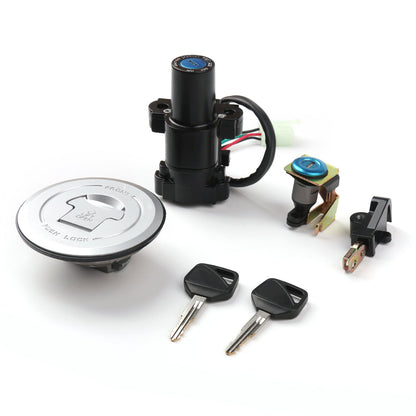Ignition Switch Lock Fuel Gas Cap Set For Honda XLV650 XL650 Transalp 2000-2006