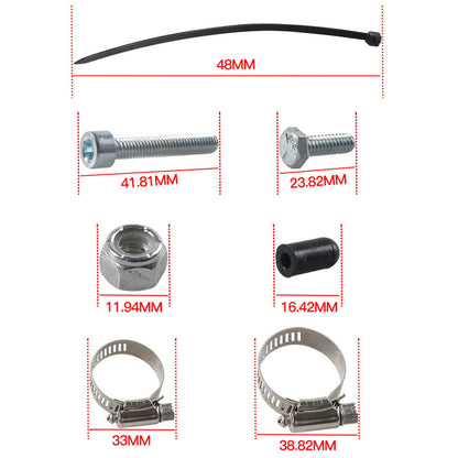 2011-2023 Ford F250 F350 F450 6.7L Powerstroke Diesel GR Delete Kit w/Radiating Pipe
