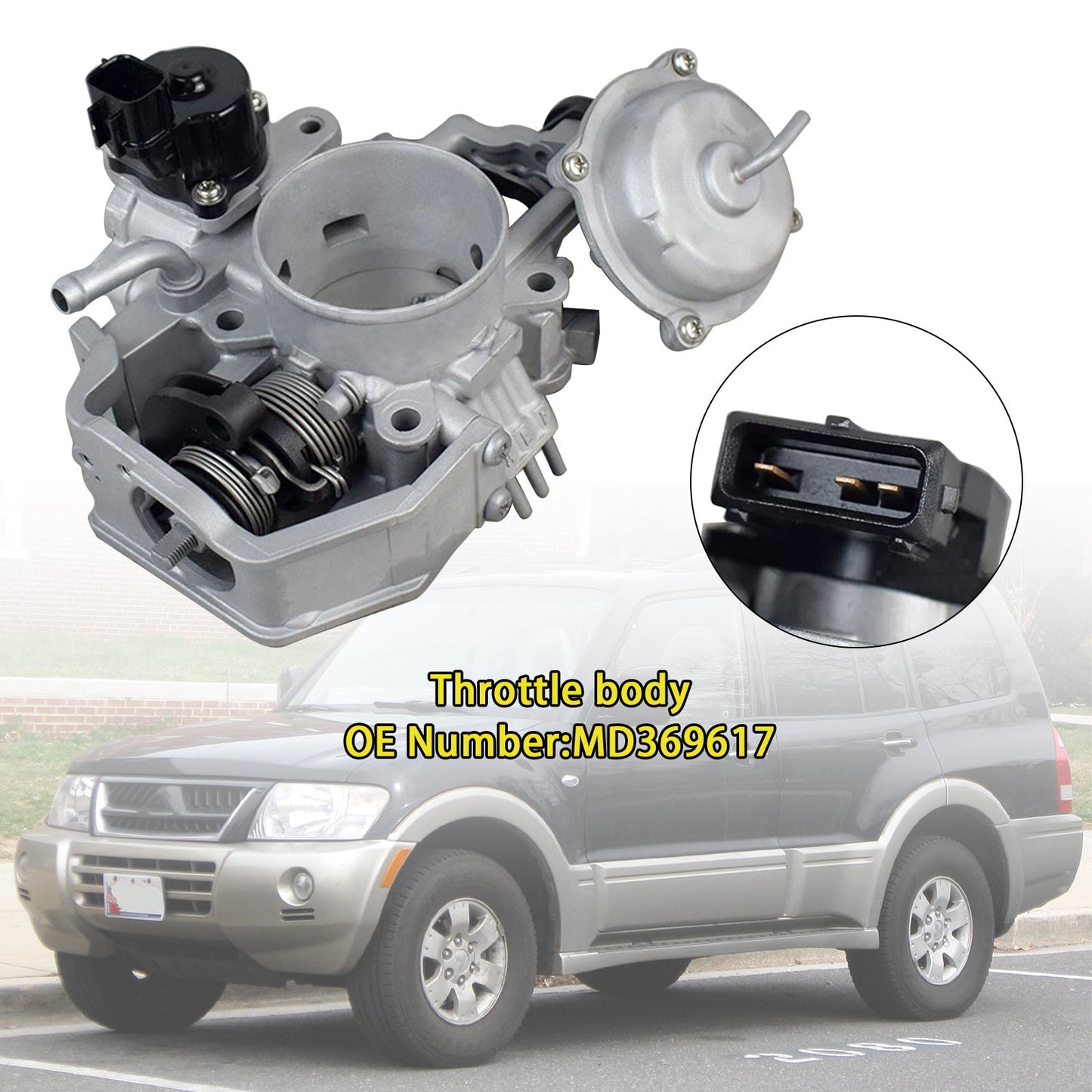 Mitsubishi Pajero Montero V63 V73 6G72 Throttle Body Assembly MD369617