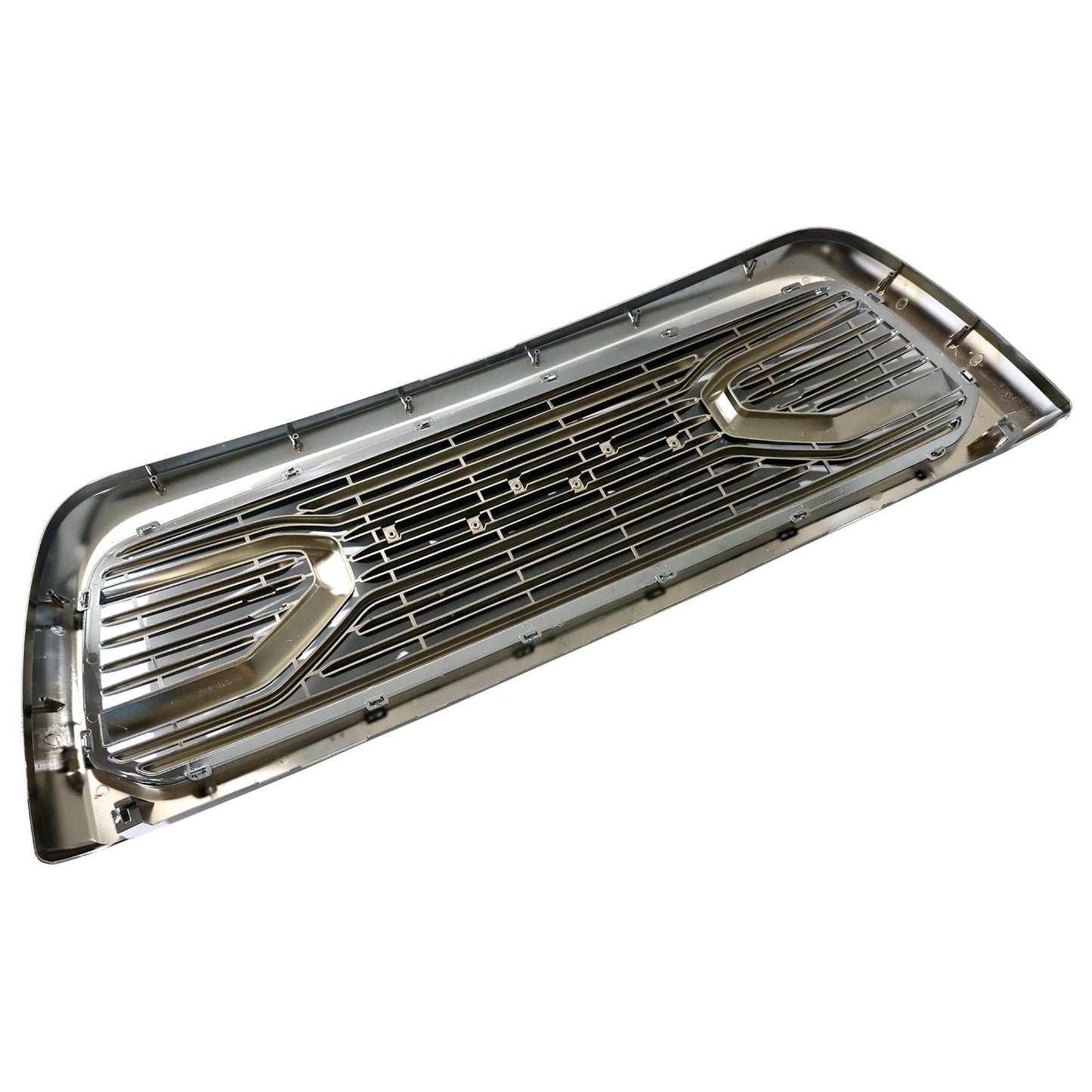 Dodge Ram 2500/3500 2010-2018 Laramie Chrome Front Bumper Grille W/ Led Light