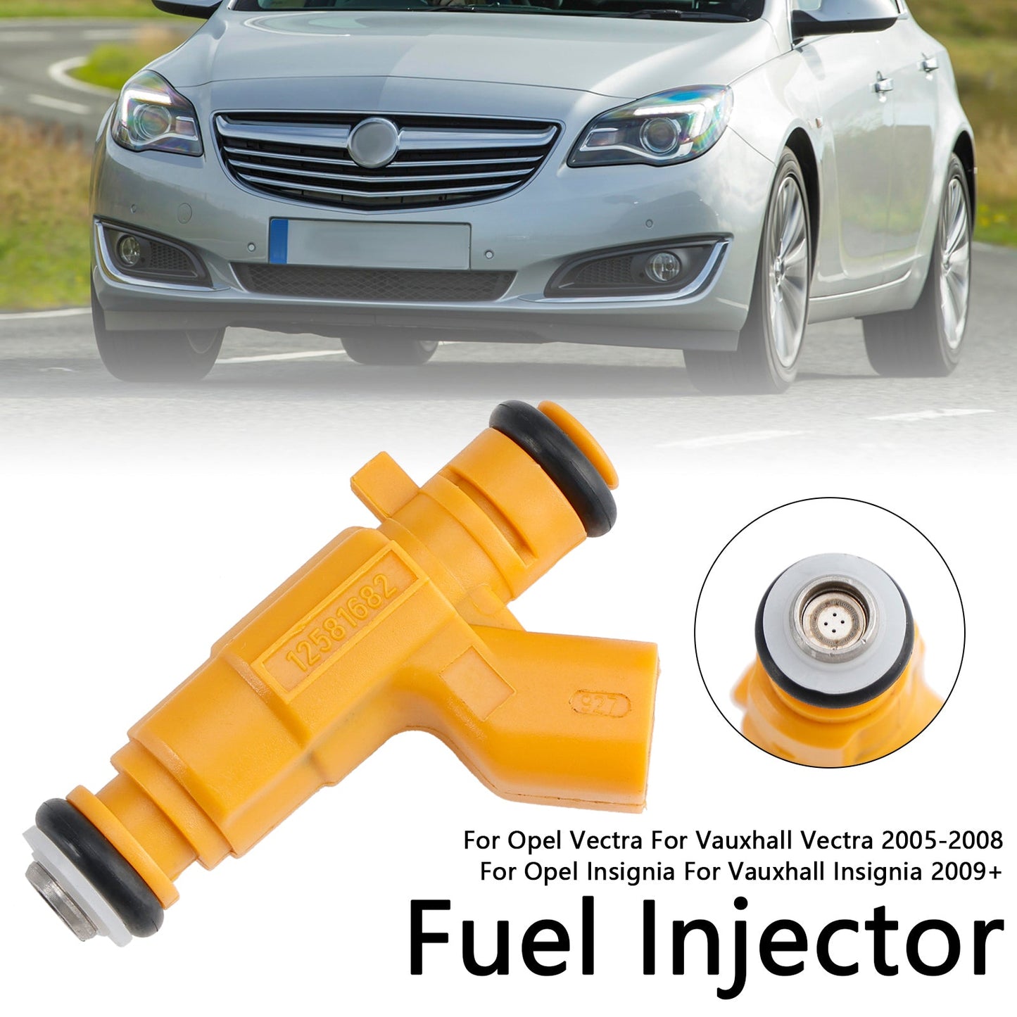 2005-2008 Opel Vectra Signum Vauxhall Vectra 1Pcs Fuel Injector 0280156129 12581682