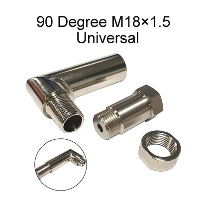 M18*1.5 O2 Spacer Sensor Angled Extender 90 Degree O2 Bung Extension