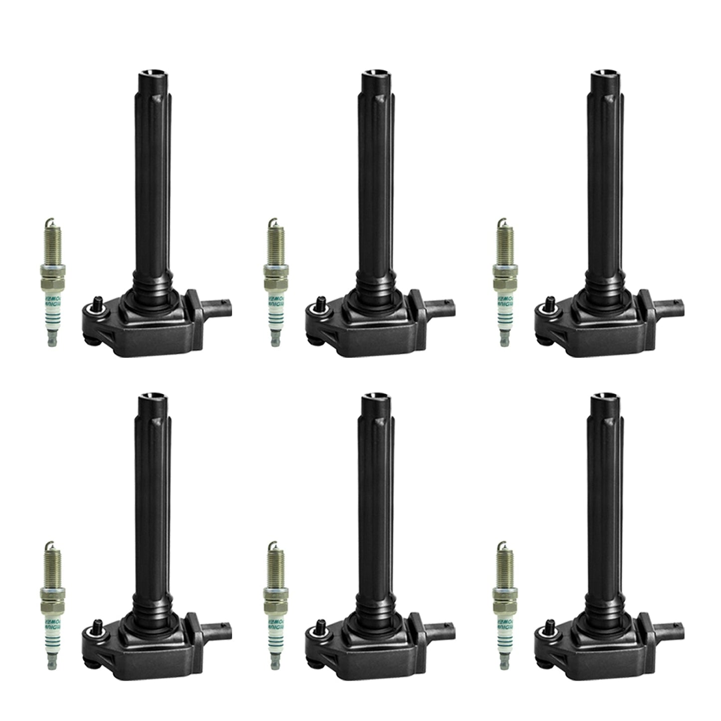 2011-2017 Chrysler 200 300 3.6L V6 6PCS Ignition Coil+Spark Plug UF648 GN10616 36-8196