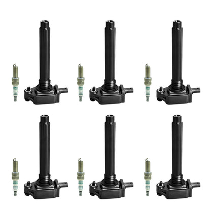 2011-2017 Chrysler 200 300 3.6L V6 6PCS Ignition Coil+Spark Plug UF648 GN10616 36-8196