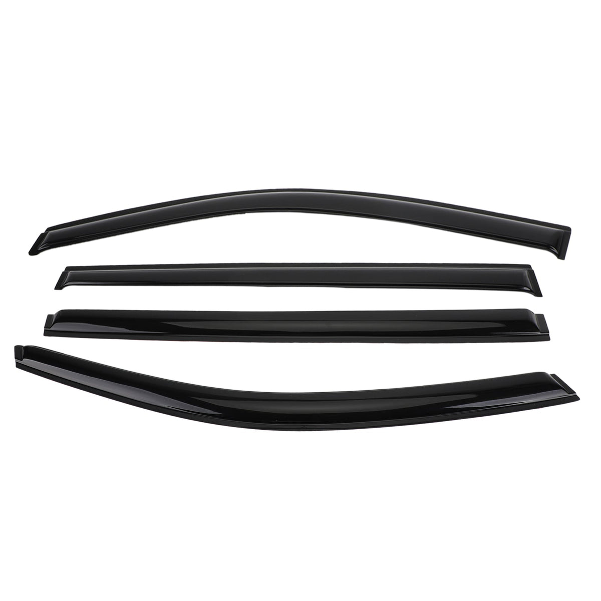 Car Window Sun Rain Guard Visors Kit 6PCS Toyota Highlander 2014-2019